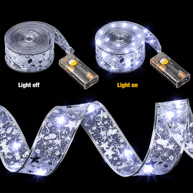 🎄 Jul LED bandljus – stämningsfull julbelysning för granen