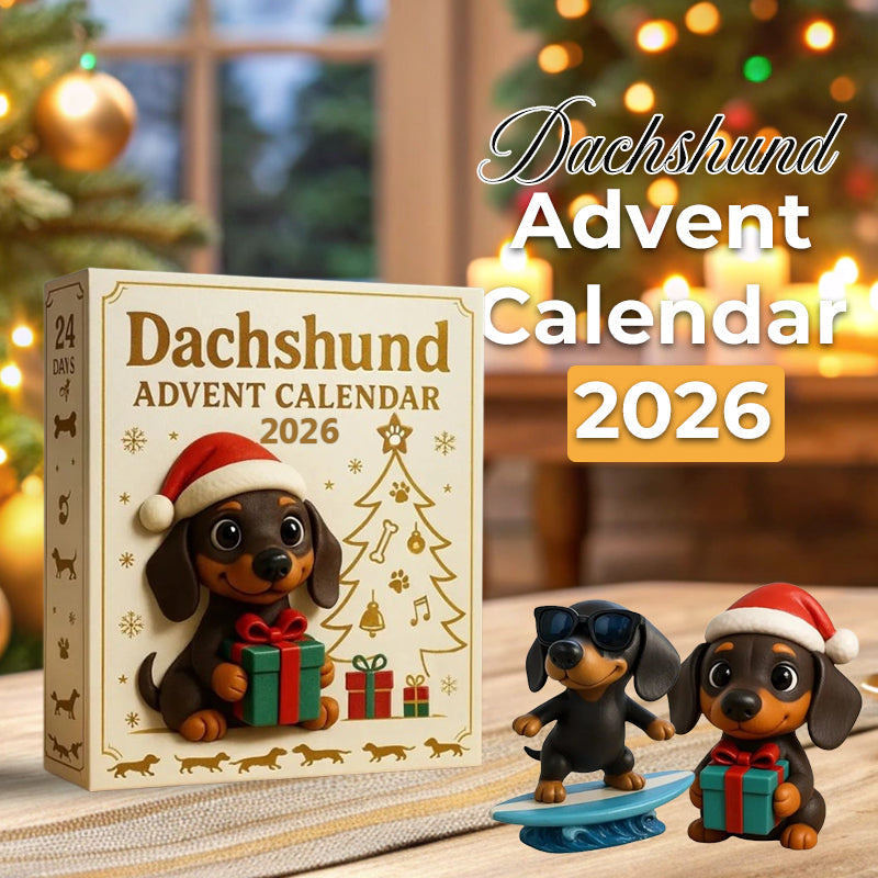 🐾 Adventskalender med taxar 2026 – 24 dagar av julglädje