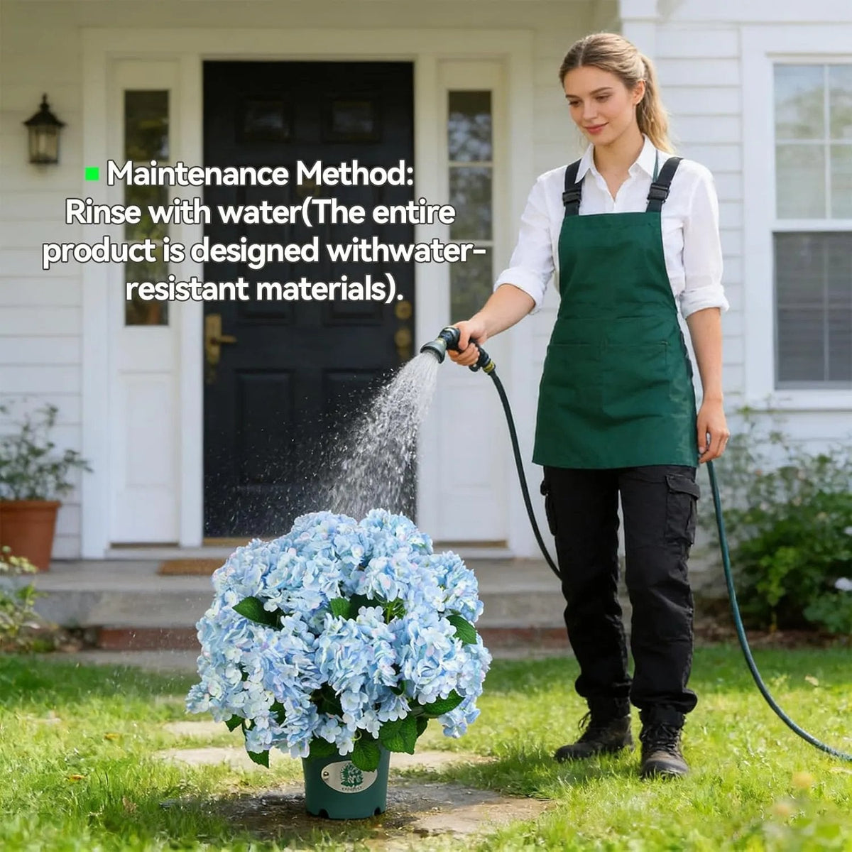 🌼 Konstgjorda hortensior utomhus – UV-beständiga, vädertåliga och underhållsfria 💐🌸