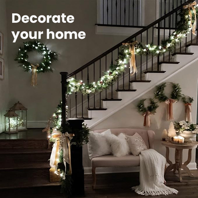 ✨ Flexibla LED‑ljusslingor – skapa magisk julstämning