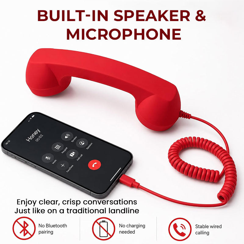 ☎️ Retro telefonlur till mobil med Type‑C