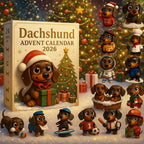 🐾 Adventskalender med taxar 2026 – 24 dagar av julglädje