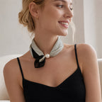 🤍 ✨Magnetisk scarf med pärla – elegant på några sekunder