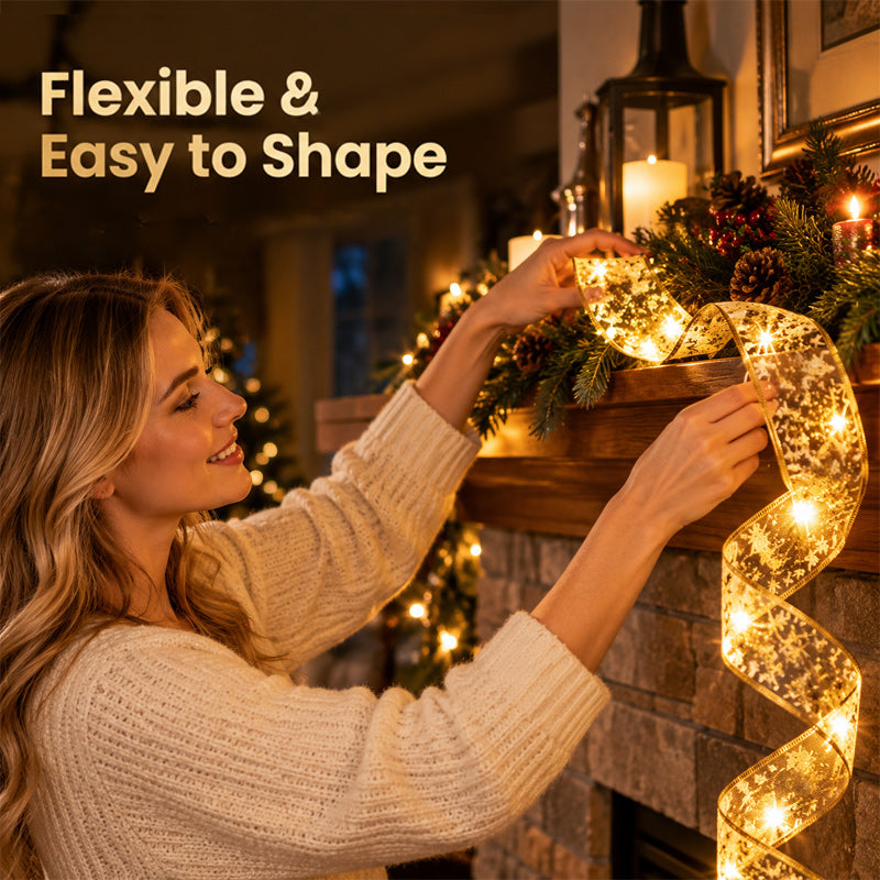 🎄 Jul LED bandljus – stämningsfull julbelysning för granen