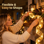 🎄 Jul LED bandljus – stämningsfull julbelysning för granen