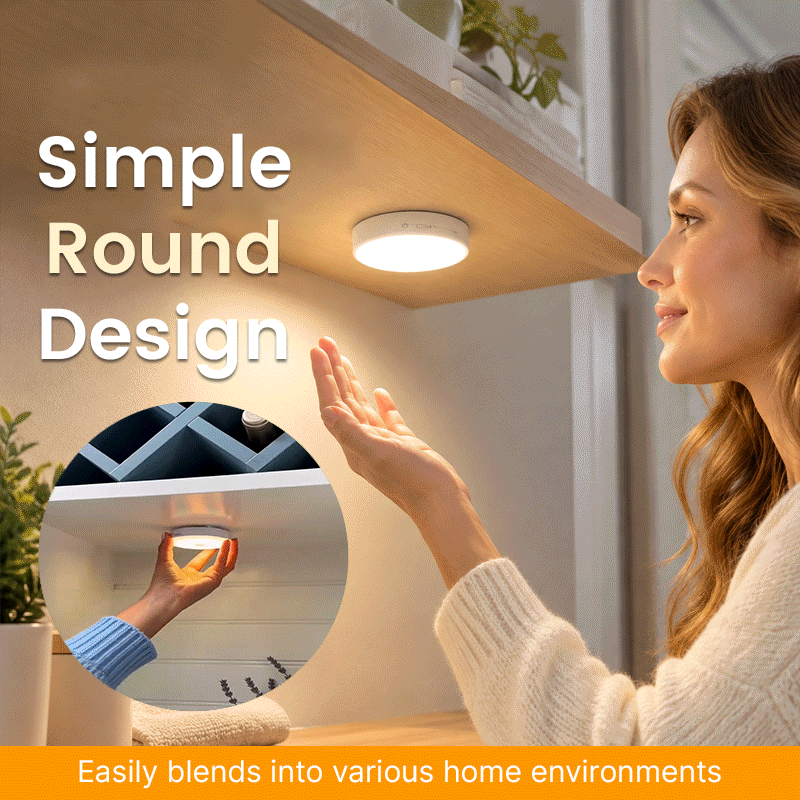 🌙 LED-nattlampa med rörelsesensor – praktiskt ljus för mörka kvällar!