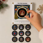🎄 Interaktiv julmagnet för kylskåpet – 9 klassiska jullåtar