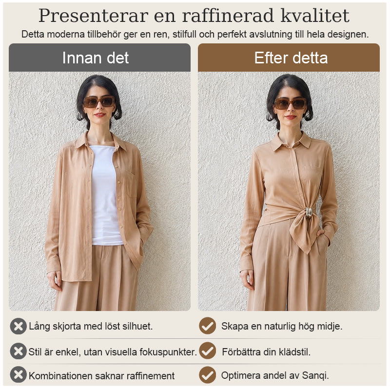 Halvcirkel‑accessoar – minimalistisk detalj till din outfit ✨