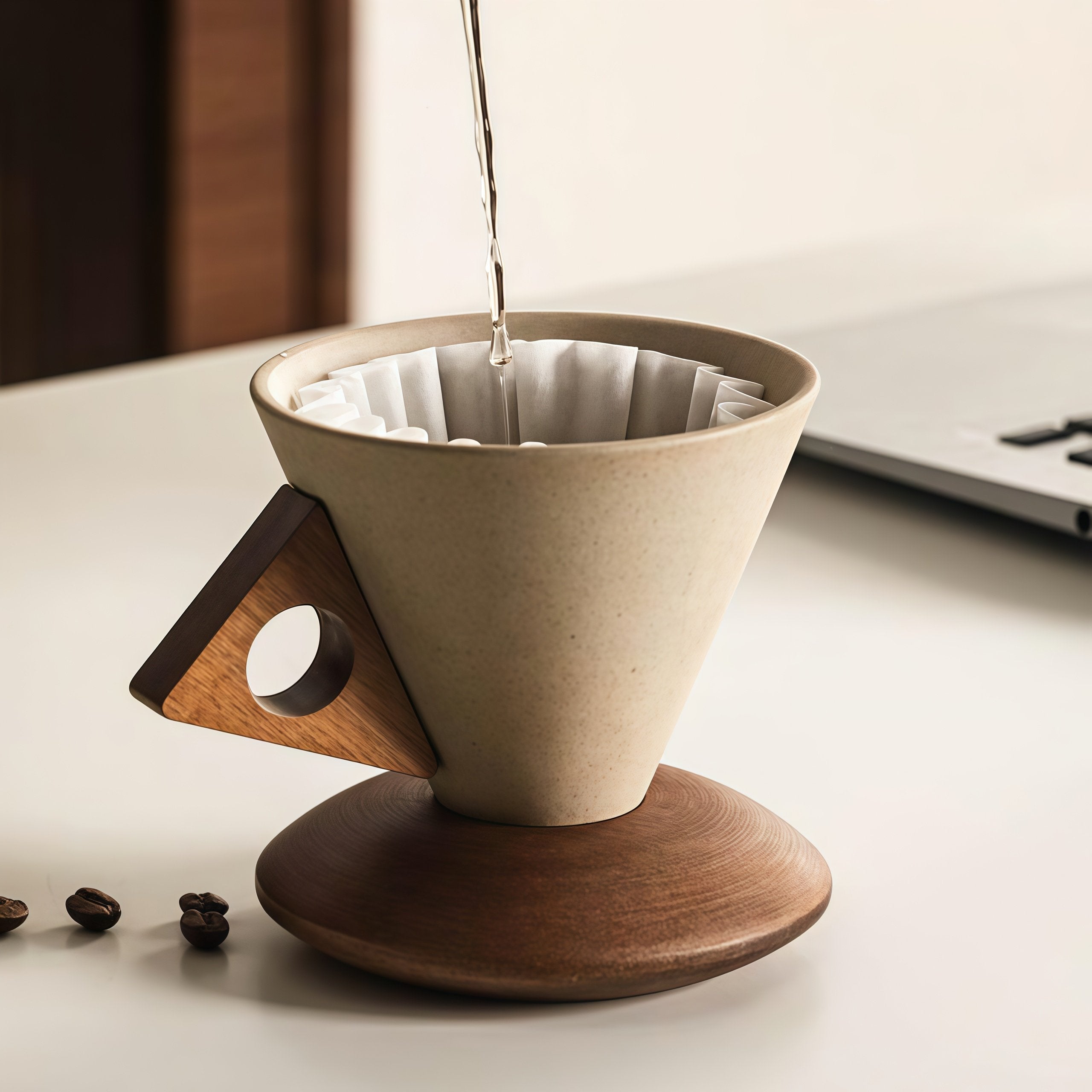 ☕ Unik keramisk kaffekopp – lyx till din fikastund