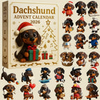 🐾 Adventskalender med taxar 2026 – 24 dagar av julglädje