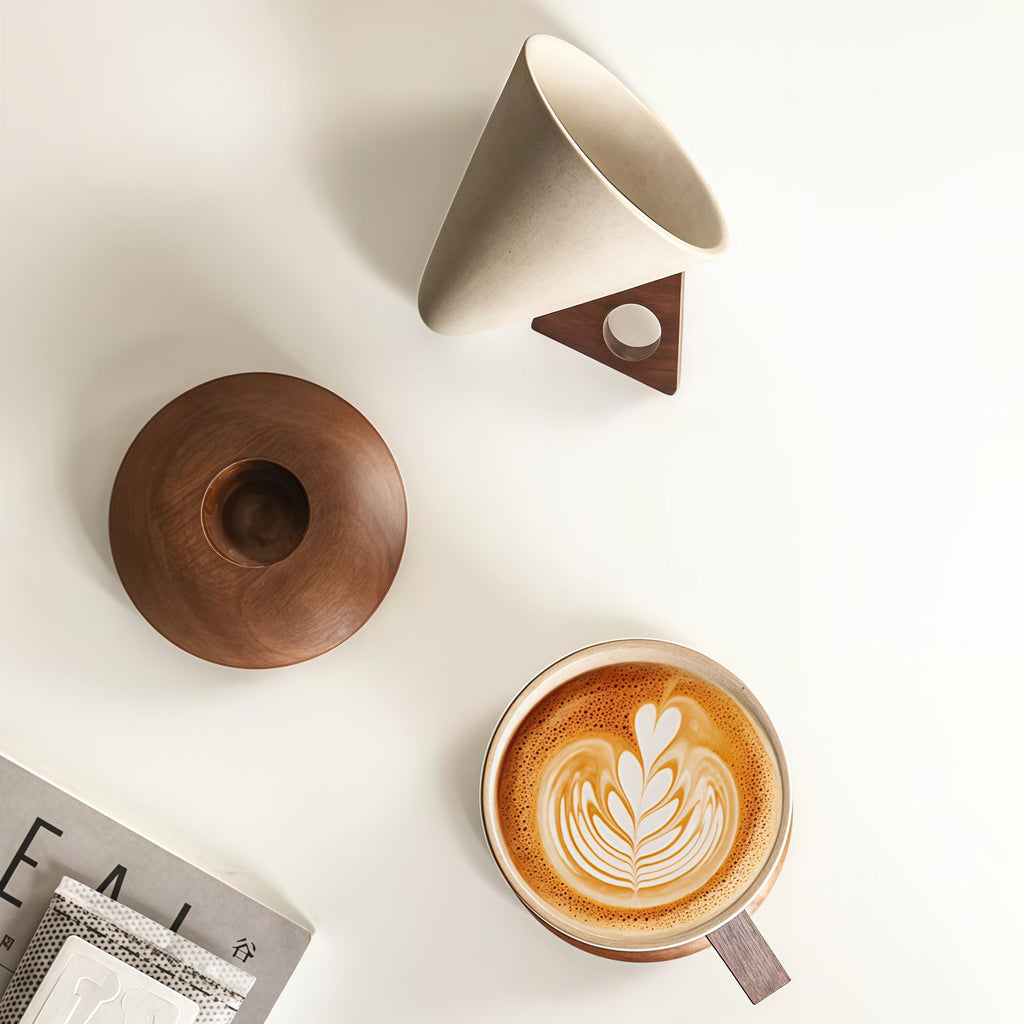 ☕ Unik keramisk kaffekopp – lyx till din fikastund