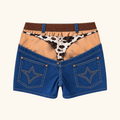 🏖️ Statement Jeansshorts – Rolig och unik design