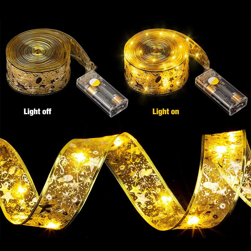 🎄 Jul LED bandljus – stämningsfull julbelysning för granen