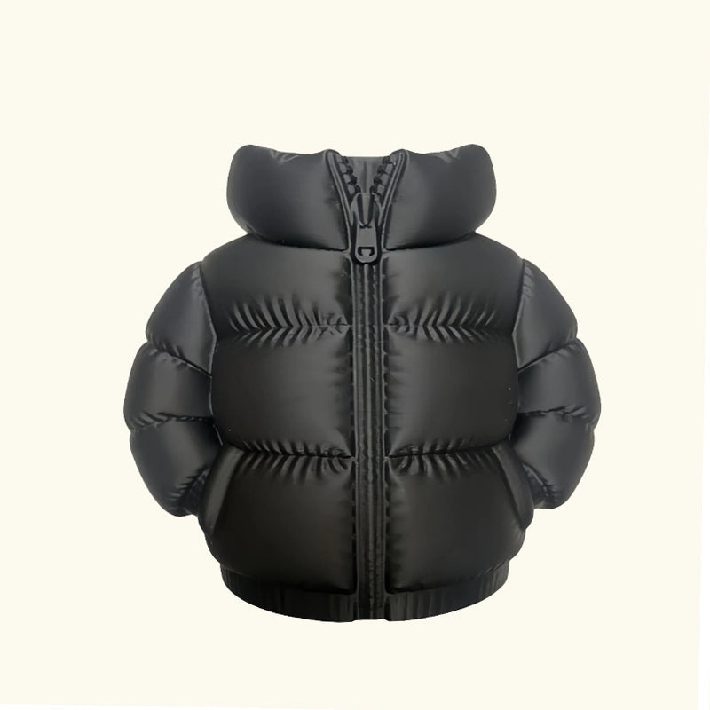 🧥 Pennhållare i form av dunjacka, söt skrivbordsorganisatör