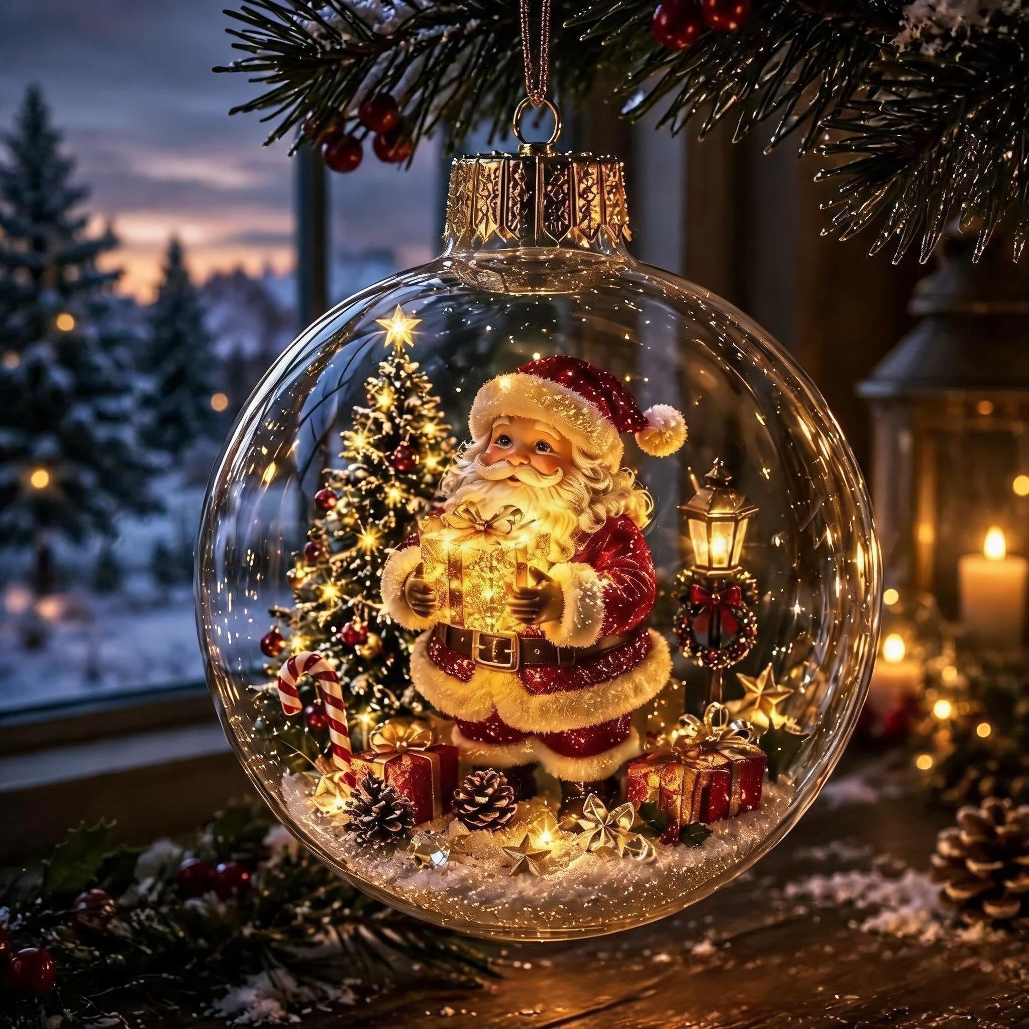 🎄Magisk lysande julprydnad – Skapa en mysig vintervärld hemma 👼