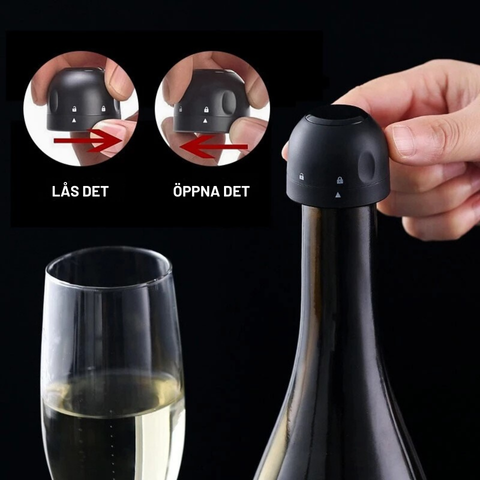Vinpropp som glider på - Njut av varje glas som det första.