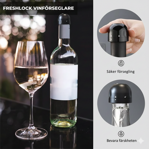 Vinpropp som glider på - Njut av varje glas som det första.