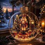 🎄Magisk lysande julprydnad – Skapa en mysig vintervärld hemma 👼