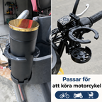 🚴 Vikbar cykel flaskhållare med roterande stressskiva – säker & lätt