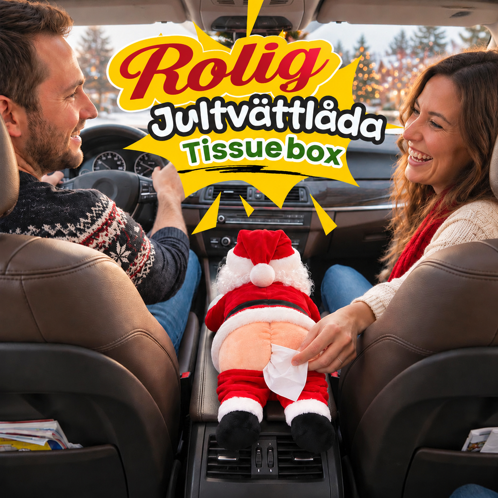 🎅 Rolig Julgubbe Vävnadshållare – en rolig överraskning till jul!