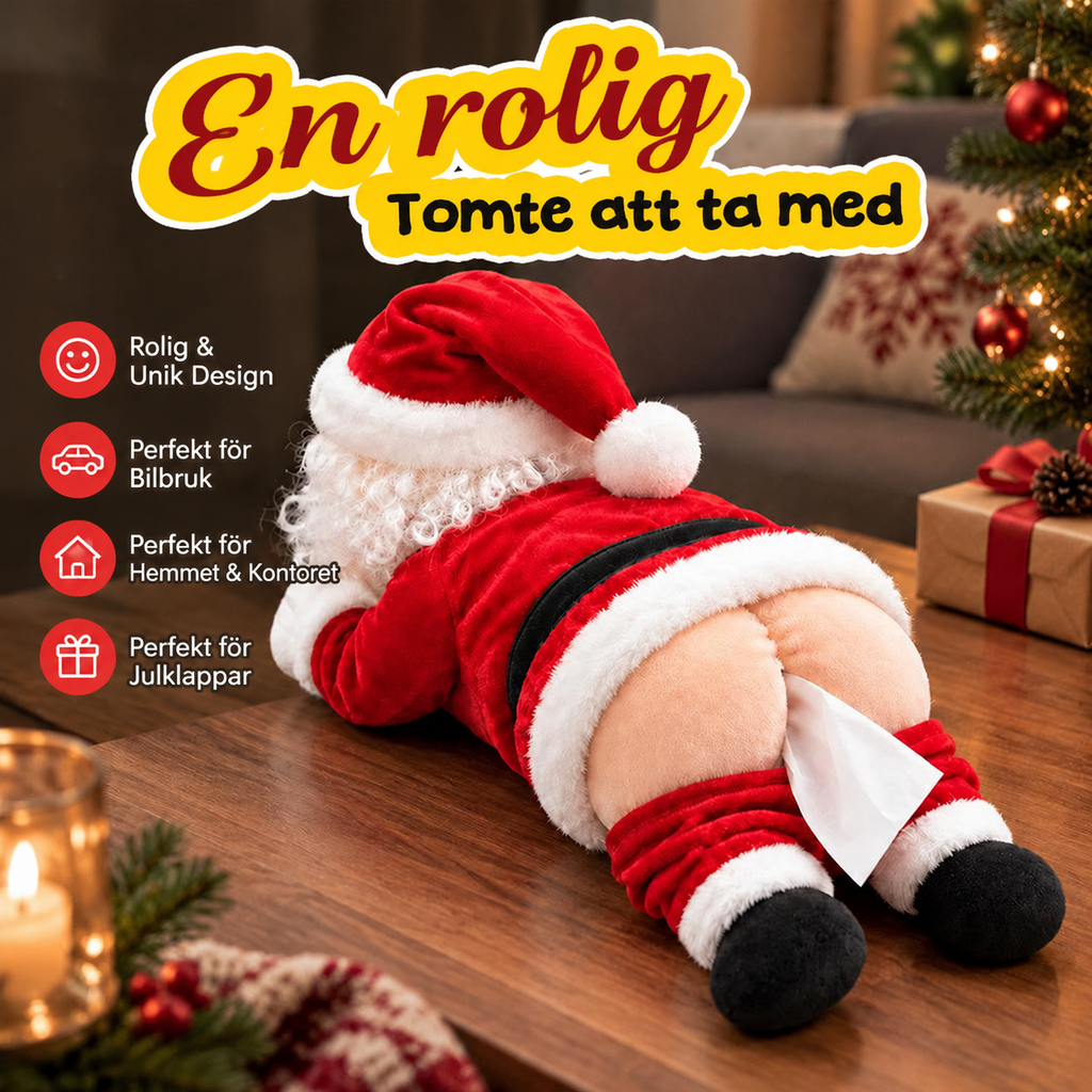 🎅 Rolig Julgubbe Vävnadshållare – en rolig överraskning till jul!