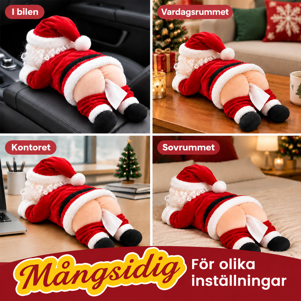 🎅 Rolig Julgubbe Vävnadshållare – en rolig överraskning till jul!