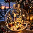 🎄Magisk lysande julprydnad – Skapa en mysig vintervärld hemma 👼