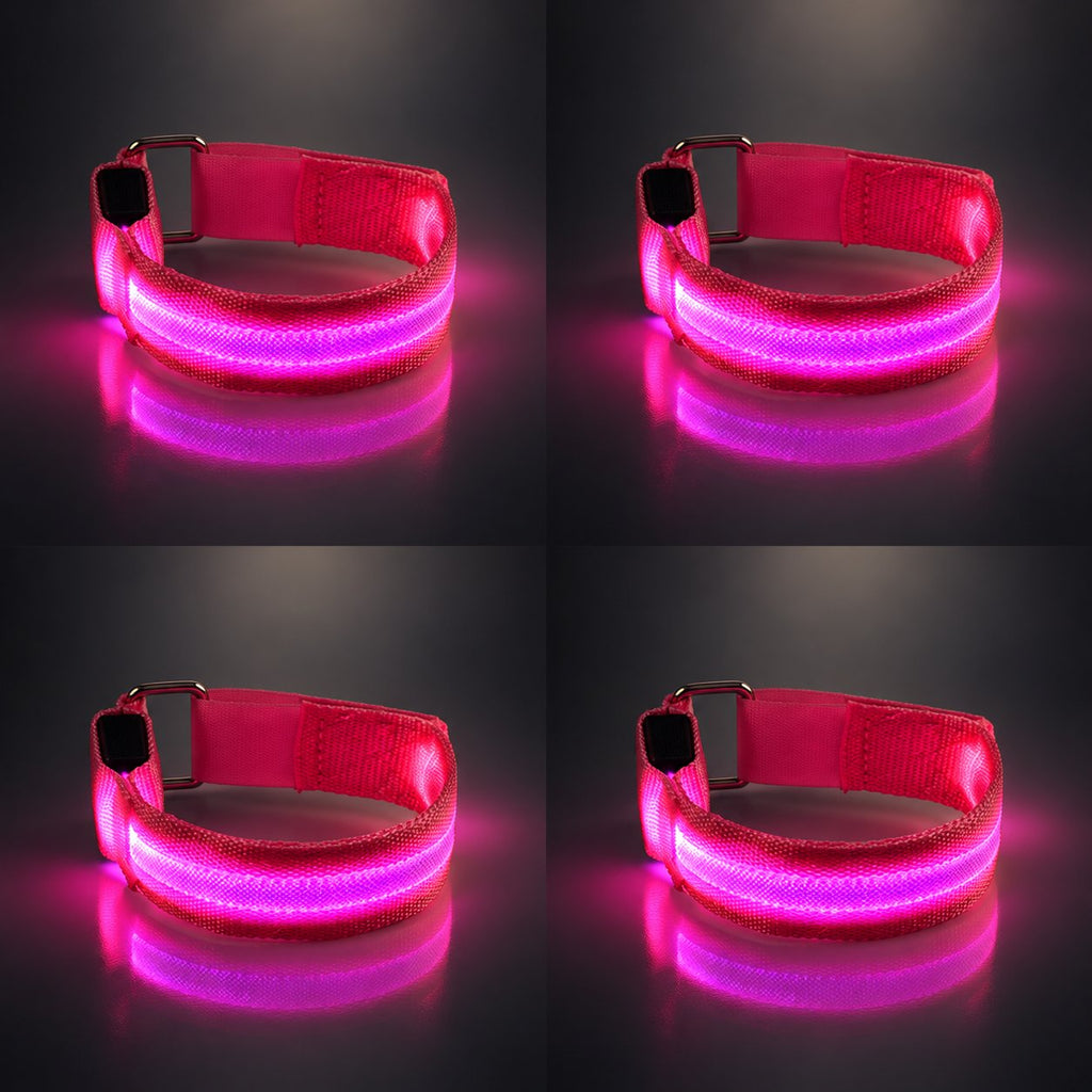 🐎 LED-benremmar för hästar – 4-pack | Säkerhetslampor för nattridning som ser ut som uppladdningsbara ✨
