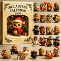 🦉 2026 års adventskalender med ugglor – 24 dagars julnedräkning med samlarfigurer