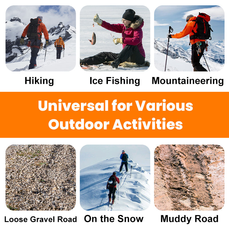 🏔️ Utmärkt halkskydd för utomhusäventyr